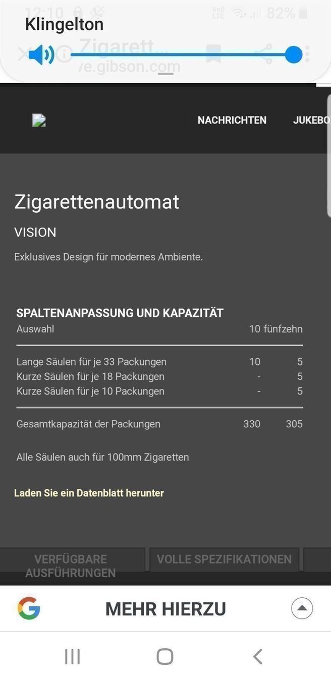 Wurlitzer Altro per Gastronomia & Hotel: Zigarettenautomat Wurlitzer Visio 15 – Nuovo e nell'imballaggio originale da Ins venduto da ottomotto 4
