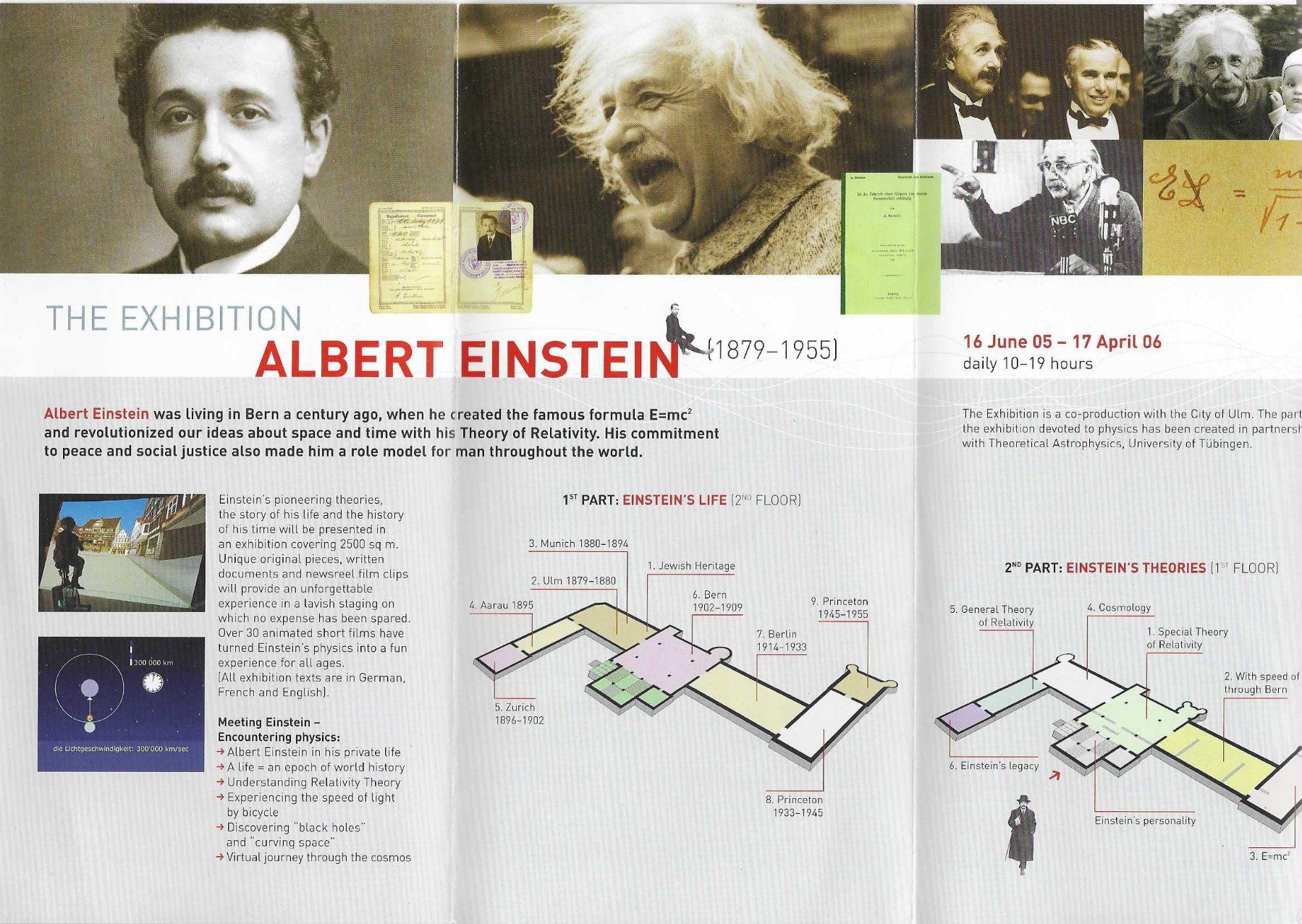 Libri: Albert Einstein Ausstellungsprospekt – Nuovo (secondo la descrizione) da Flims - Dorf venduto da Stagediver 2