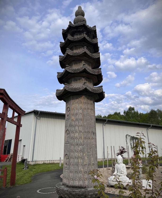Buddha Tempel Pagode 8m groß Naturstein Tibet China Garten Kaufen auf