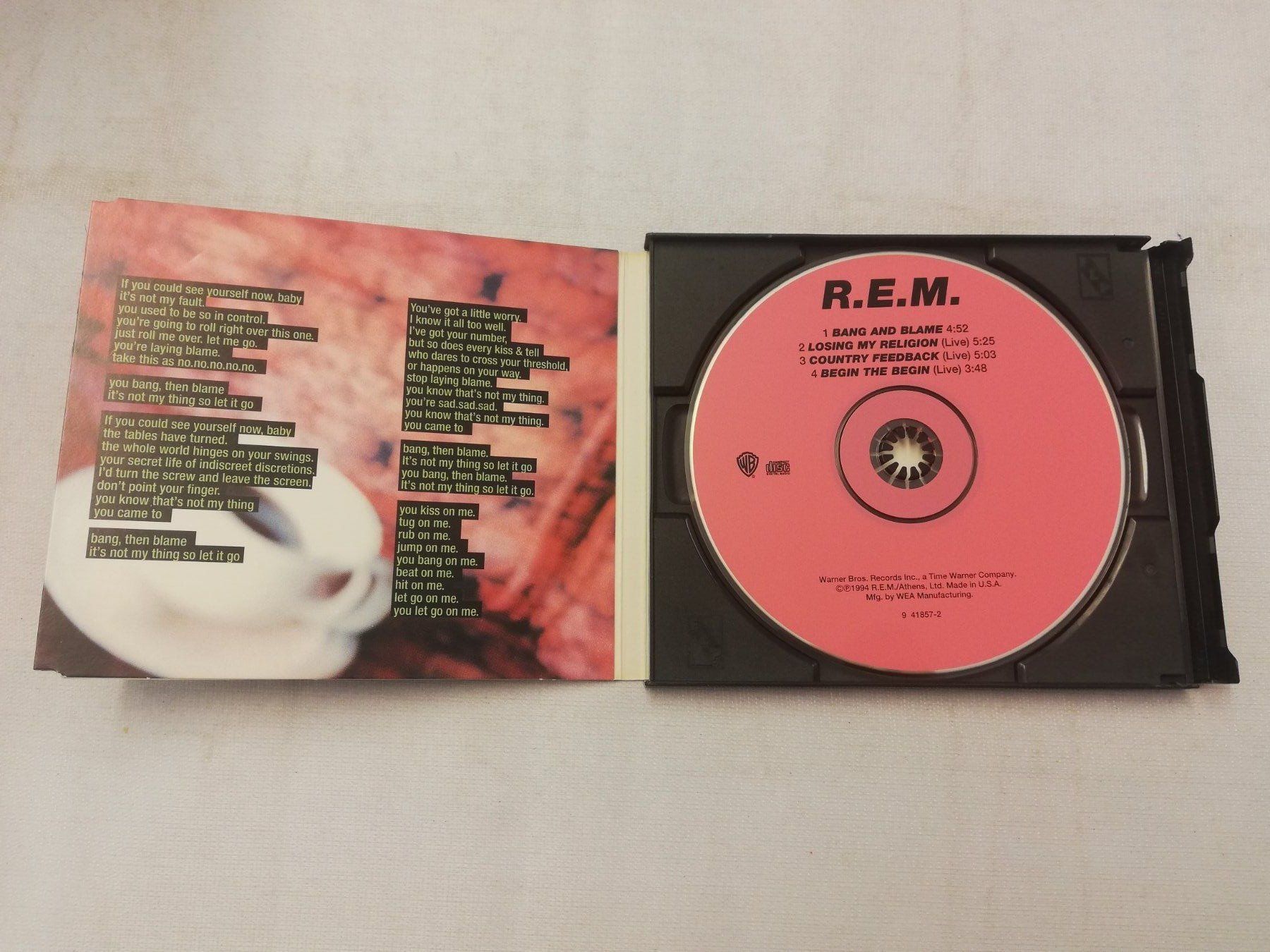 CD: R.E.M. - BANG AND BLAME – Usato da Bern venduto da Vinylsound.ch 2
