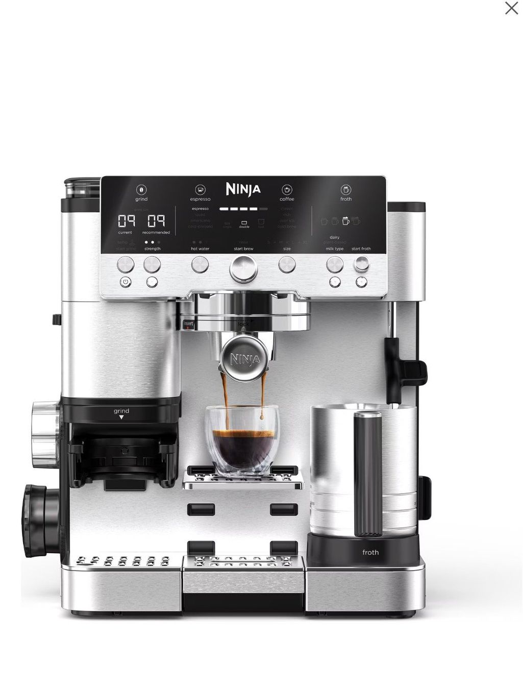 Kaffeemaschinen & Espressomaschinen: Espressomaschine Ninja ES601 Silber guter Zustand – Gebraucht aus Heimberg von mam_rj92