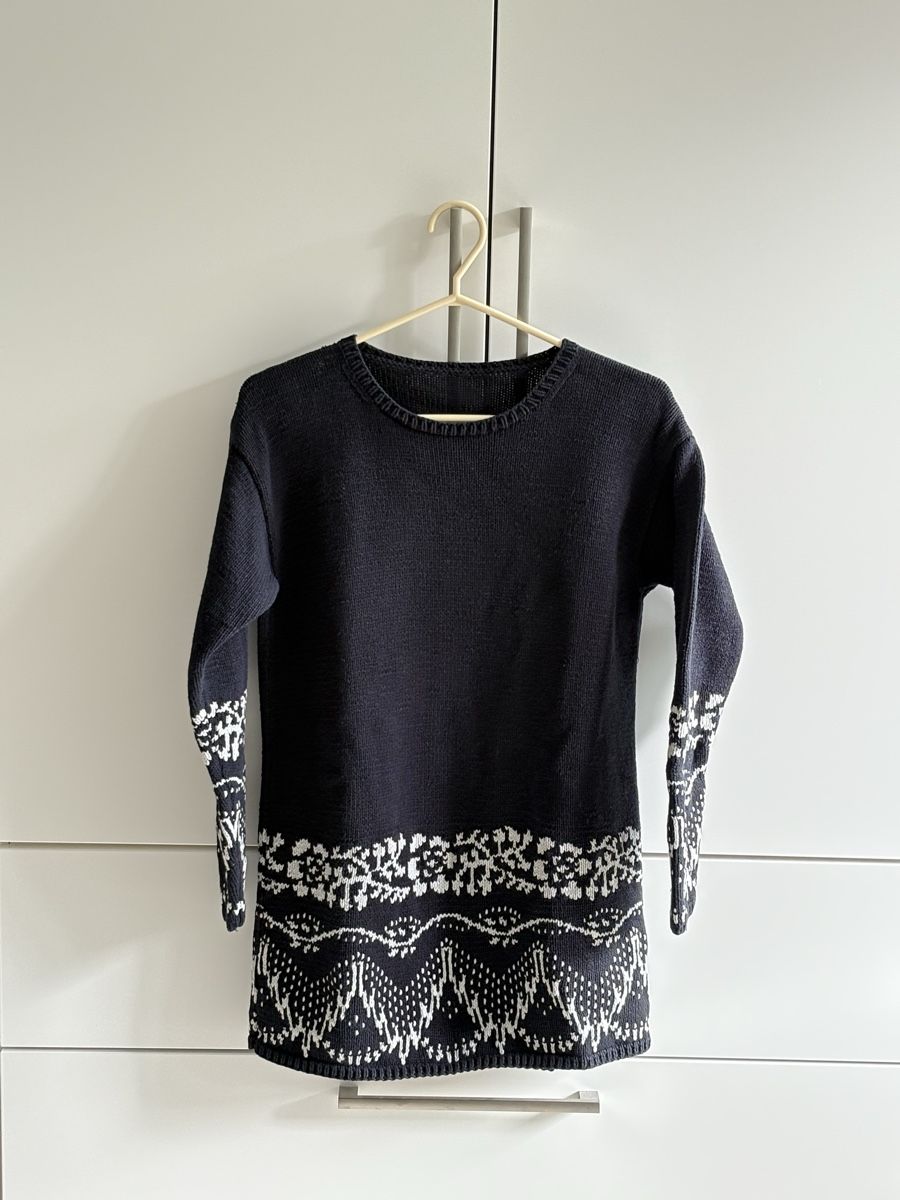 Maglioni & Felpe: Einzigartige Sweater Strickkleid, handgefertigt, mit Muster – Nuovo (secondo la descrizione) da Basel venduto da ann_7w6q 1