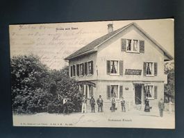 Alte PK / Gruss aus Seen - Restaurant Freieck Gelaufen 1914