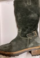 Winterstiefel aus Rauleder von Högl, Gr. 42 (8), Dunkelgrün