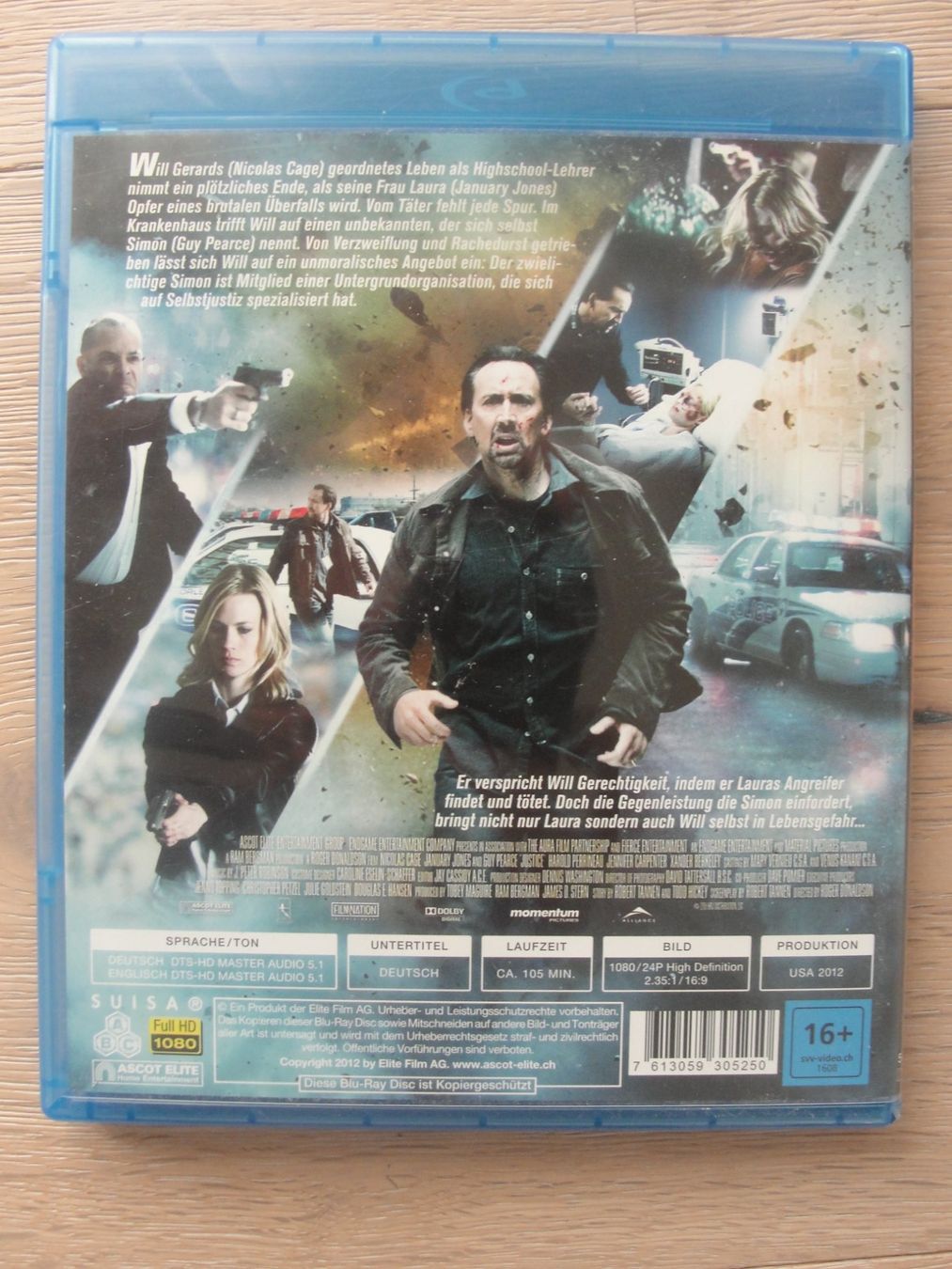 Tutti i DVDs: Justice mit Nicolas Cage – Nuovo (secondo la descrizione) da Sirnach venduto da Myrob 2