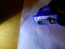 VGA Kabel blau