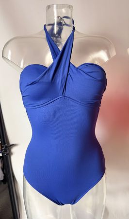 SEAFOLLY, Badekleid, Grösse 34C/D, Farbe Dunkelblau