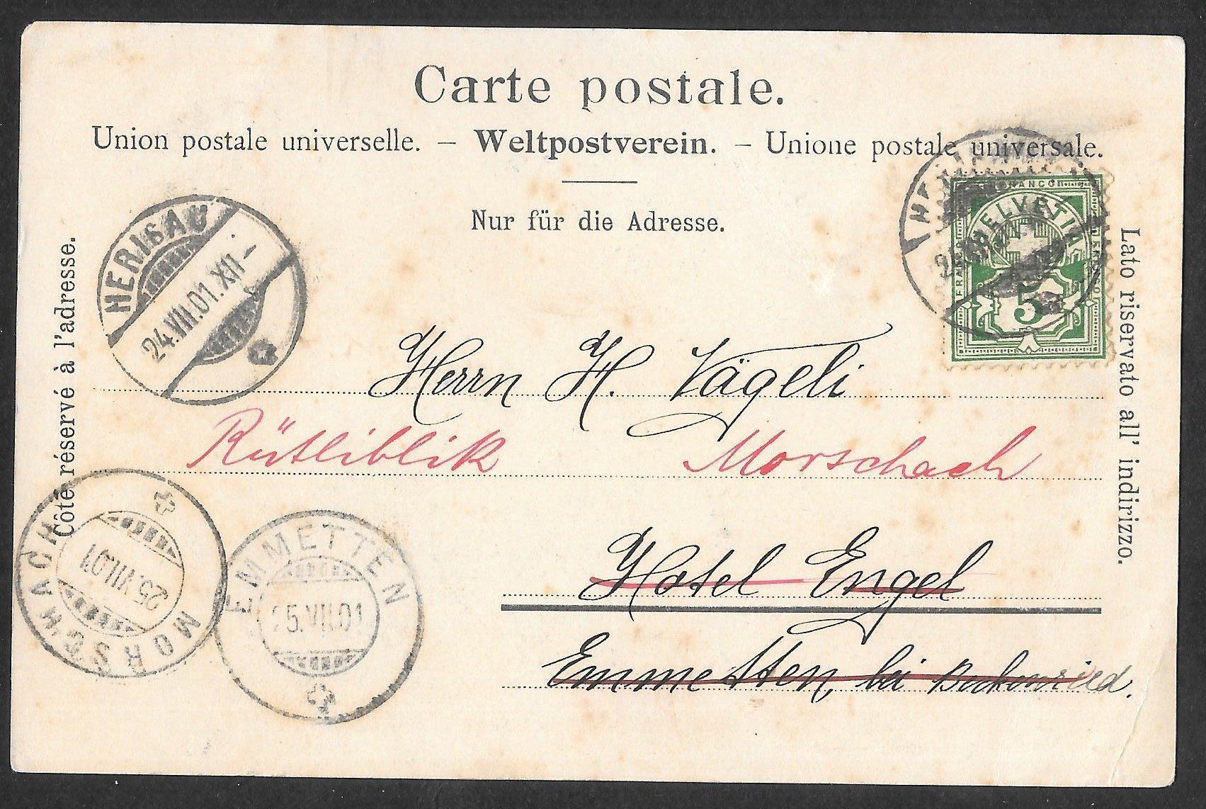 Cartes postales: Herisau Gesamtansicht – D'occasion à Olten par clotaldi 1