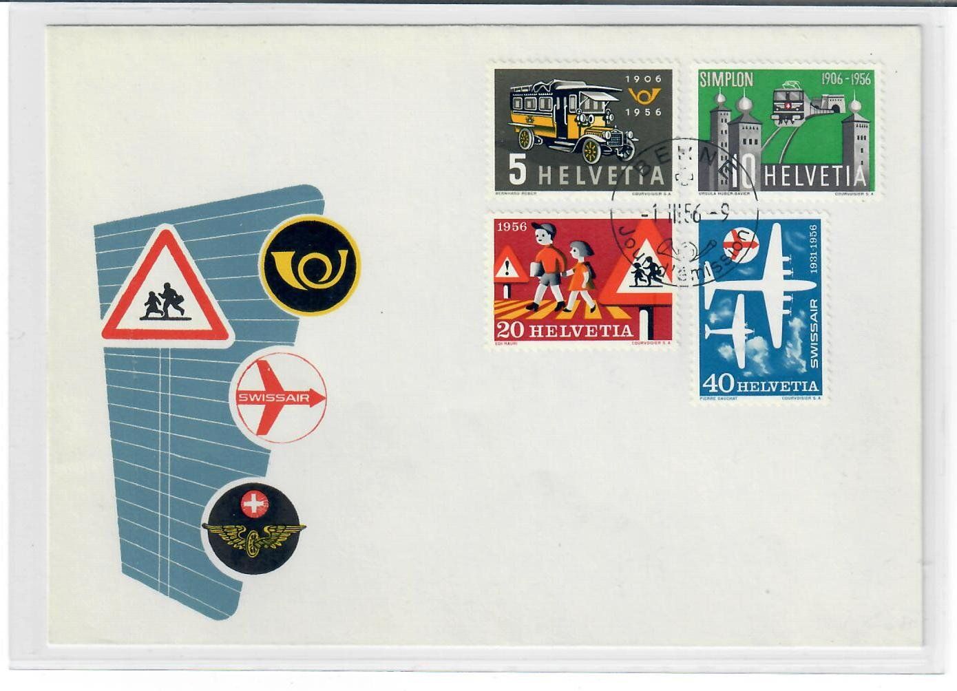 Tutti i francobolli: Werbe-Marken FDC 1956 FRA. – Usato da Utzigen venduto da a8b9c0