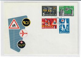 Werbe-Marken FDC 1956 FRA.