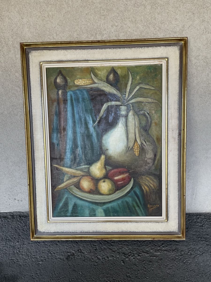 Dipinti: Bild Antikes Bild 105 x 84 cm – Usato da Ibach venduto da brunnen55 3
