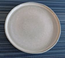 Teller flach grau/beige 21cm