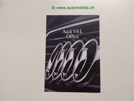 Audi V8 L Office Prospekt deutsch