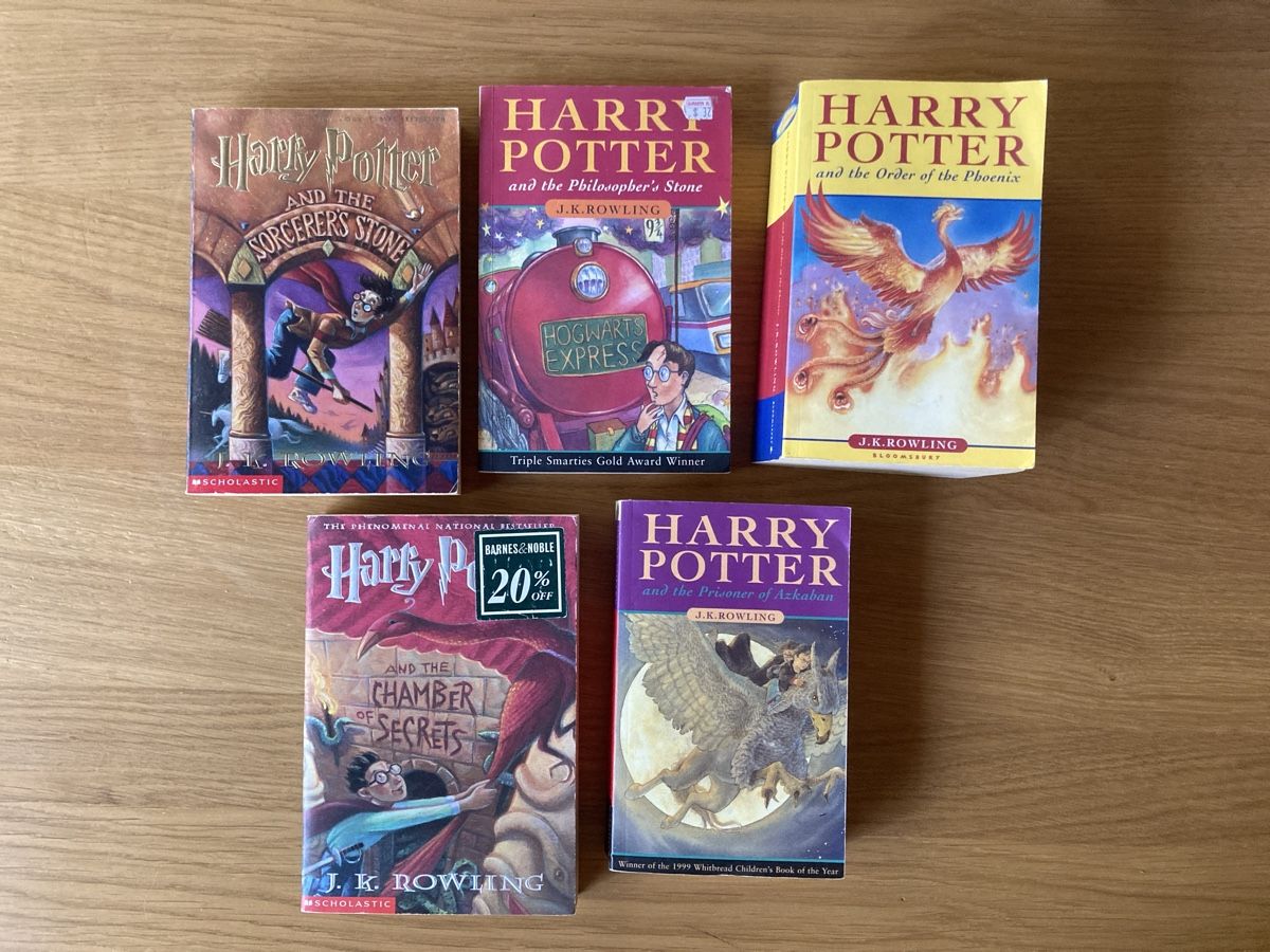 Livres: 5x Harry Potter Bücher in Englisch – D'occasion à FRIBOURG par Boris004