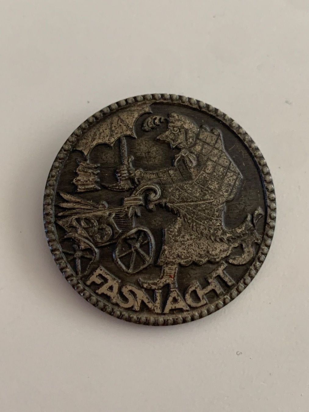 Basler Placchette & Badge: Fasnacht Basel SILBER 1931 – Usato da Basel venduto da fasnachtsoutlet1965