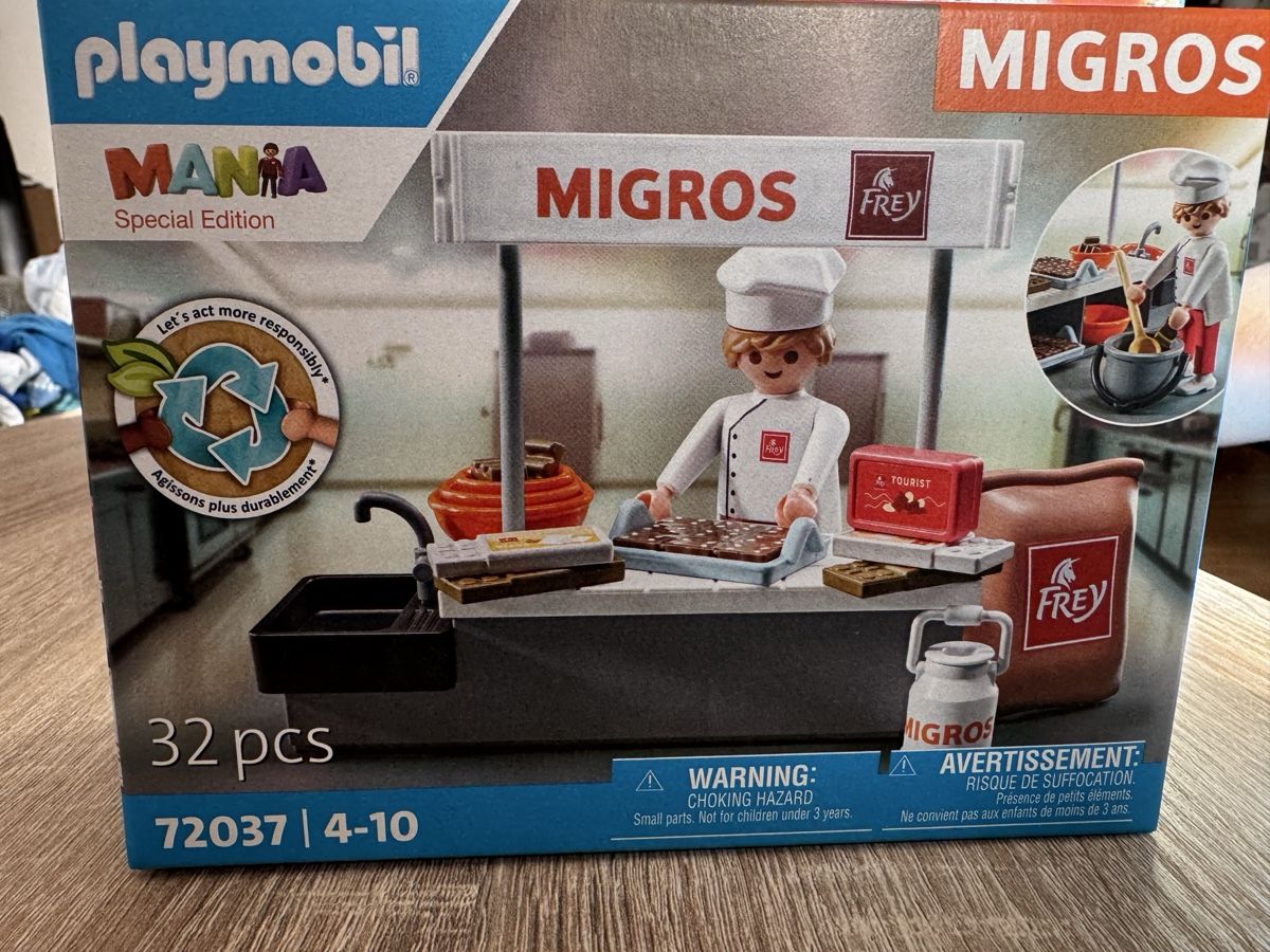 Playmobil Giocattoli: Playmobil Mania Migros Frey Special Edition – Nuovo e nell'imballaggio originale da Rümlang venduto da sar_lys7