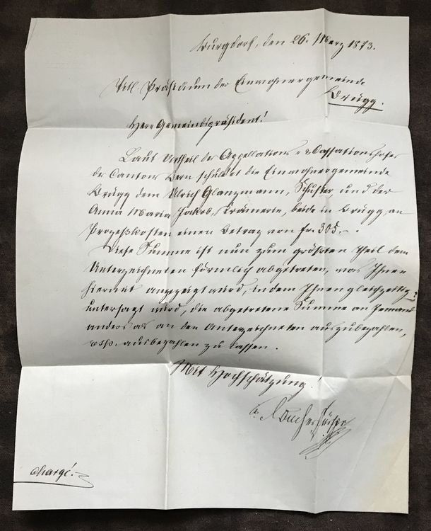 Tutti i francobolli: CHARGE BURGDORF 1873 – Usato da Ostermundigen venduto da Heavenmaus75 3