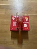 Coca Cola Glas Burger King Happy Holidays Winter Set!