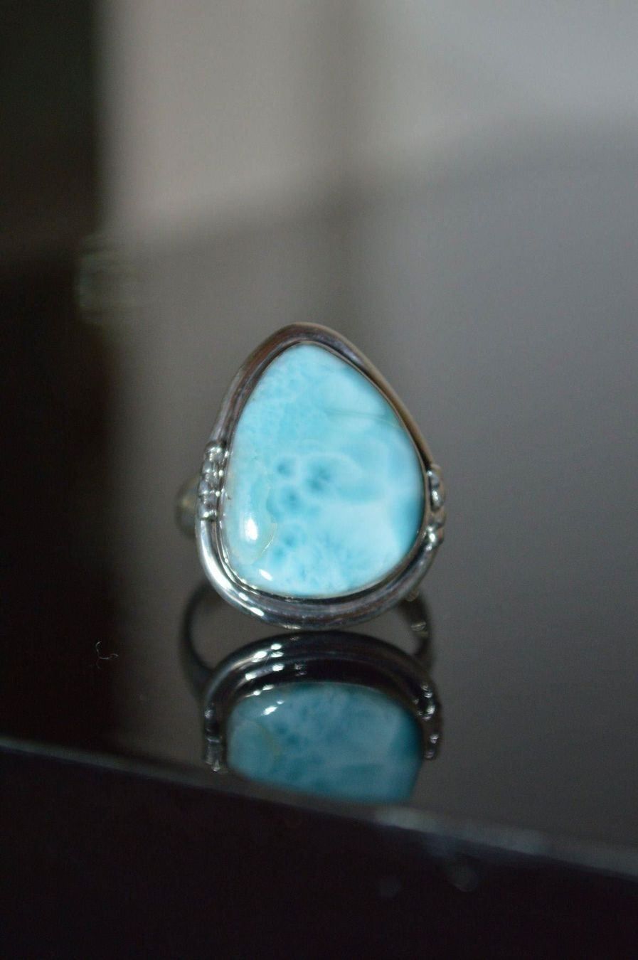 Anelli: LARIMAR SILBER RING Gr.17 – Nuovo e nell'imballaggio originale da Berg TG venduto da marta970 1