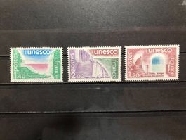 Triplet UNESCO Neuf** 1980