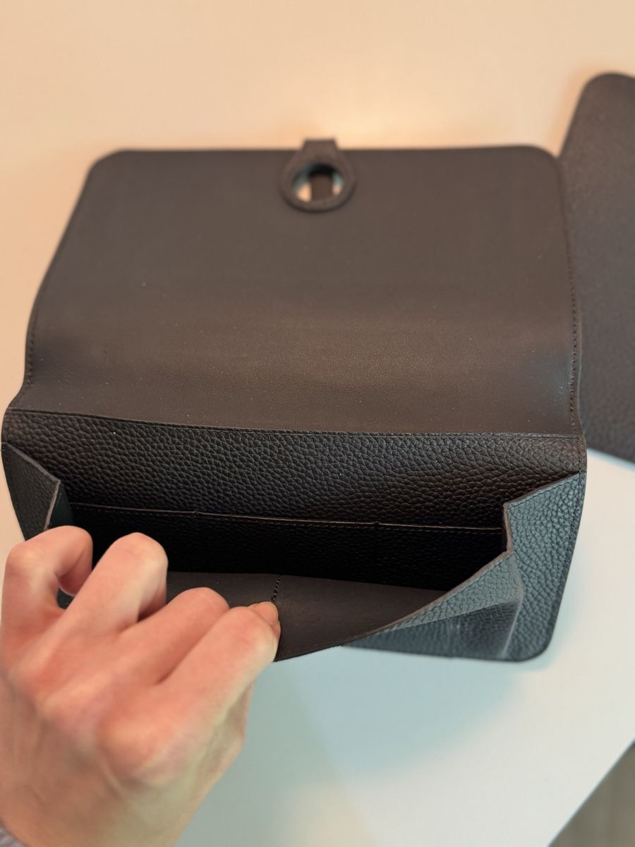Hermès Portafogli: Hermes Wallet Black / Grey Leather like new – Nuovo (secondo la descrizione) da Zürich venduto da Anastasiya_g 3