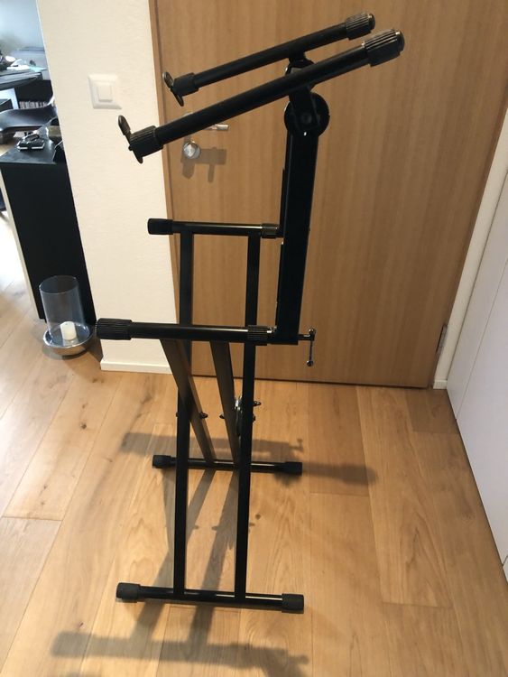 Doppel Keyboardständer - Stativ Hercules | Kaufen auf Ricardo
