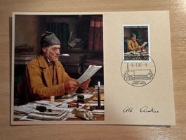 Albert Anker Briefmarke - POSTKARTE, Top Zustand!