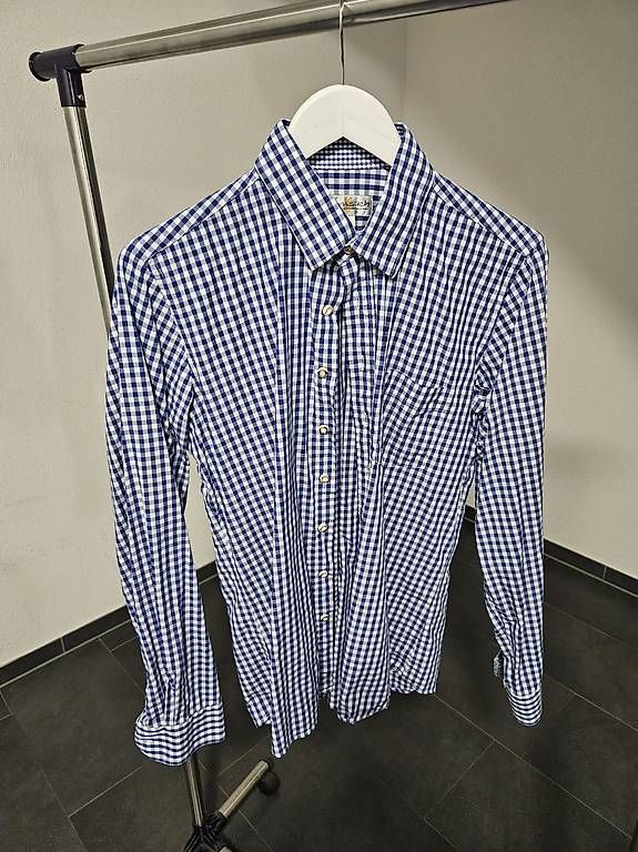 Camicie: Hemd Karomuster Almsach M39 M40 Slim Fit – Usato da Buchs ZH venduto da rit_s6kv