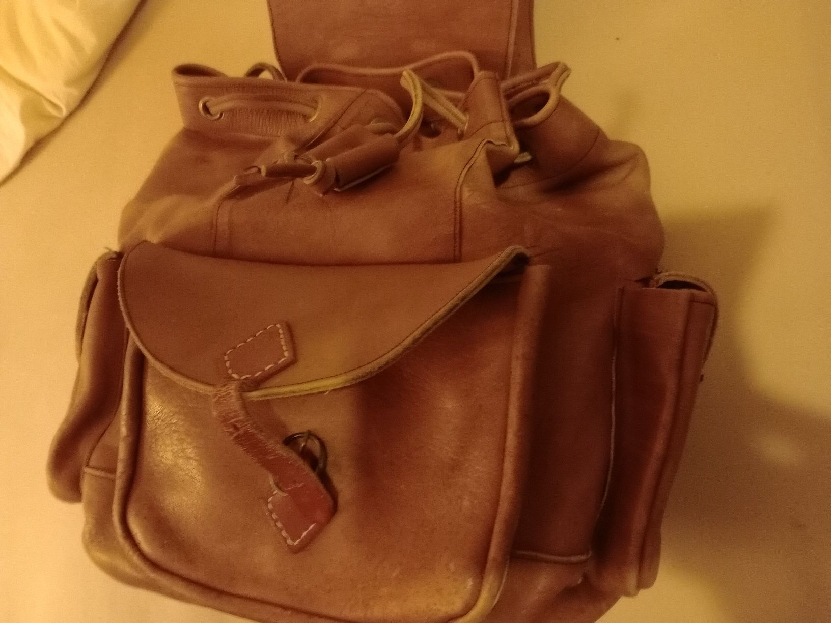 Zaini: hochwertige Lederrucksack, Top Zustand, gross – Usato da zürich venduto da sotherbies 1