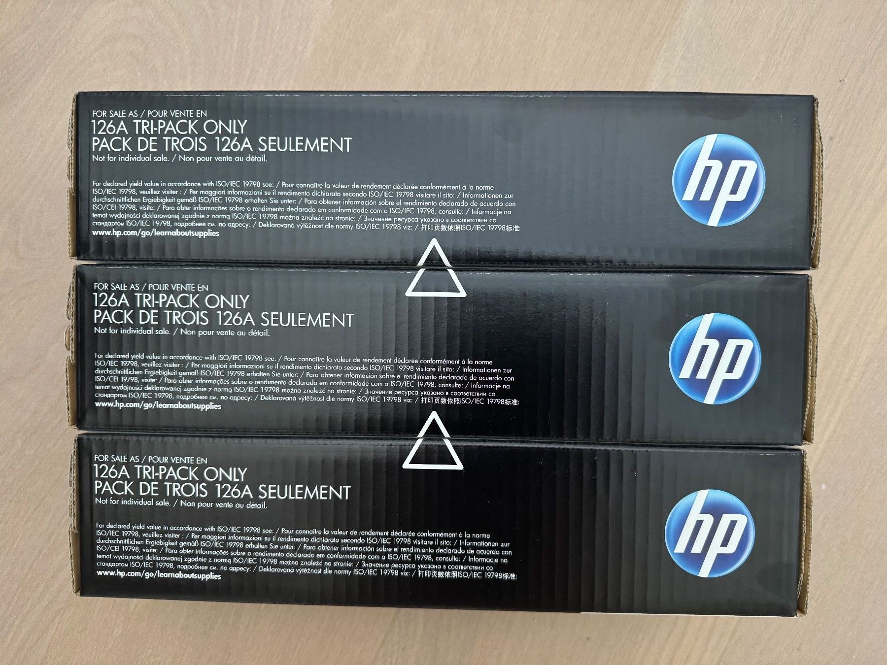 Hewlett Packard Cartucce per stampanti & toner: HP Toner 126A Tri-Pack – Nuovo e nell'imballaggio originale da Frick venduto da andreas.meier 1