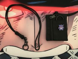 Pokémon Gengar Geldbörse mit Schlüsselanhänger & Gengar Pin!
