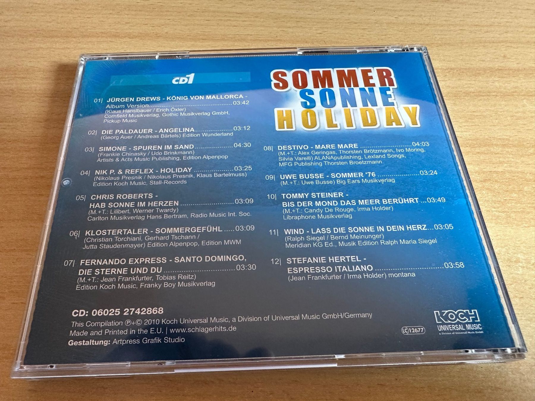 CDs: Sommer Somne Holiday - 3 CD – Gebraucht aus Rikon im Tösstal von Alpenmutz 3