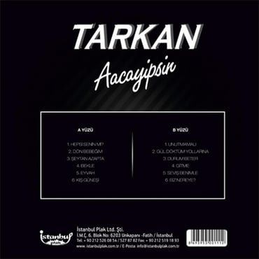 Dischi in vinile: Tarkan - Aacayipsin(Plak) – Nuovo e nell'imballaggio originale da Basel venduto da ozgurkitapevi 1