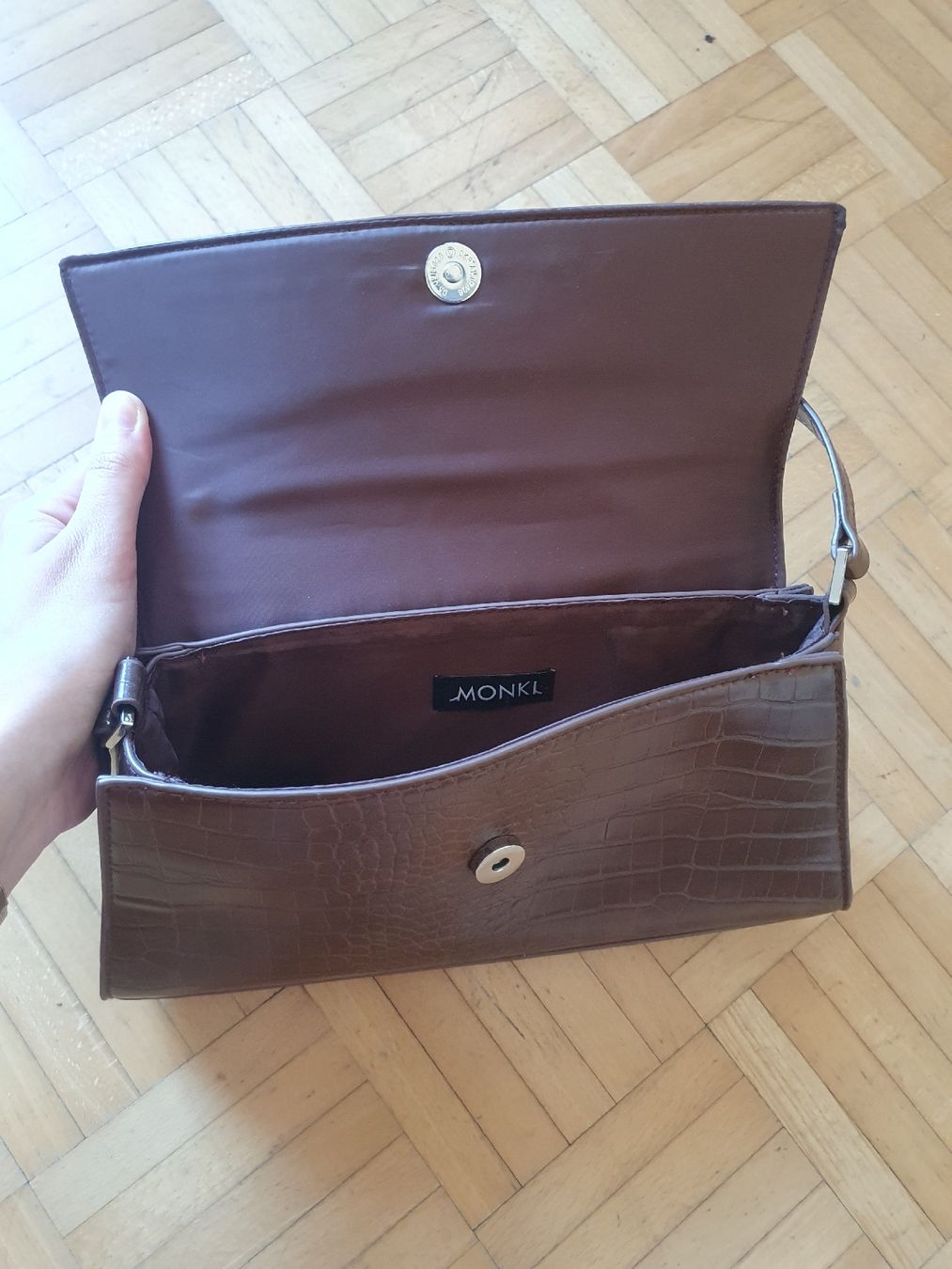 Monki Borse da donna: Monki Handtasche in Krokodilmuster – Nuovo (secondo la descrizione) da Bern venduto da carmona. 2