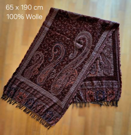 Warmer Wollschal, 100% Wolle, Indien