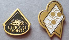 2 PINS, CHICCO D'ORO KAFFEE, HERZ