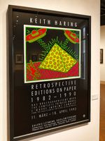 Affiche originale Keith Haring 1993