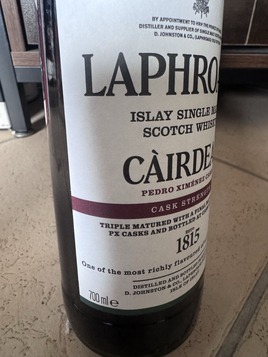 Laphroaig Spirituosen: Laphroaig Cairdeas Pedro Ximenez Casks Cask Strength 700ml – Neu und originalverpackt aus Hergiswil NW von wert721 6