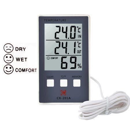 Misurare: Mini Digital Thermometer Hygrometer – Nuovo e nell'imballaggio originale da Gebenstorf venduto da RetroFuture
