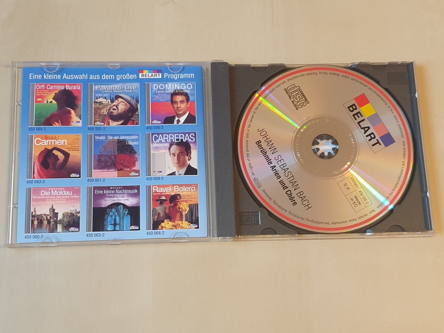 CDs: Bach Berühmte Arien und Chöre – Gebraucht aus Stansstad von collectorsshop 2