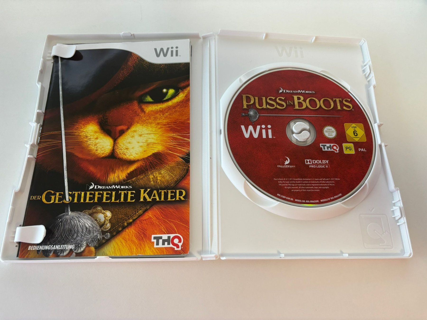 Giochi: Der gestiefelte Kater (Wii) – Usato da Herisau venduto da Seyashop1 1