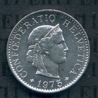 CHF___0.05 1975 stgl * nigelnagelneu! 5 Rappen