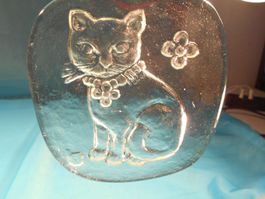 Katze. Fensterbild, Steinlin