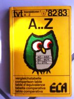 ECA-Vergleichstabelle tvt-transistoren 1 A...Z 1982/83