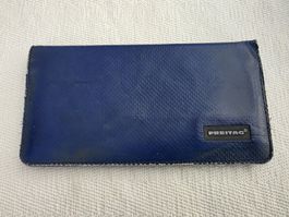 Freitag Handy-/Kreditkartenetui blau/gelb