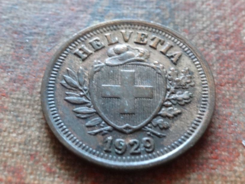 Tutti le monete: 1 Rp. 1929   (C) – Usato da Romanel-sur-Lausanne venduto da Swift13