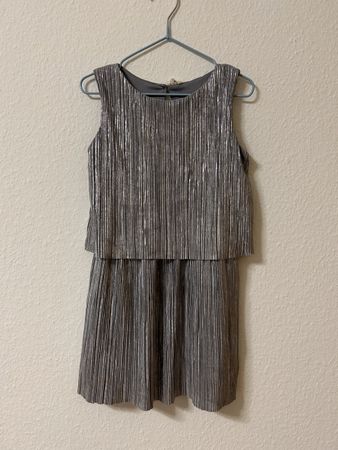 Robe, 110 cm (5 ans), Young Dimension, argent plissé