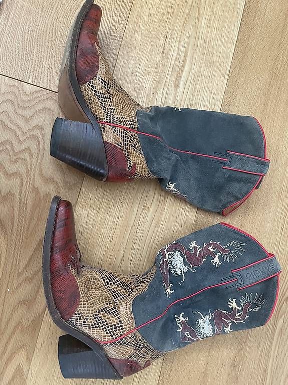 Sancho Abarca Scarpe da donna: Sancho Boots Cowboy Stiefel 38 – Usato da Basel venduto da wic_f7cf 1