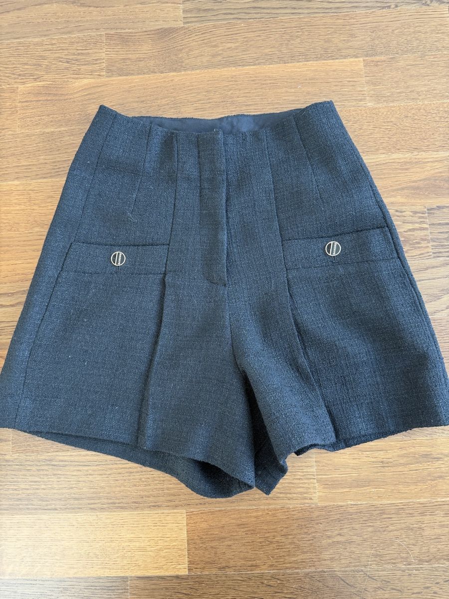Sandro Pantaloni: Sandro Paris Cadaques Tweed-Shorts – Nuovo (secondo la descrizione) da Zug venduto da miami88mami 1