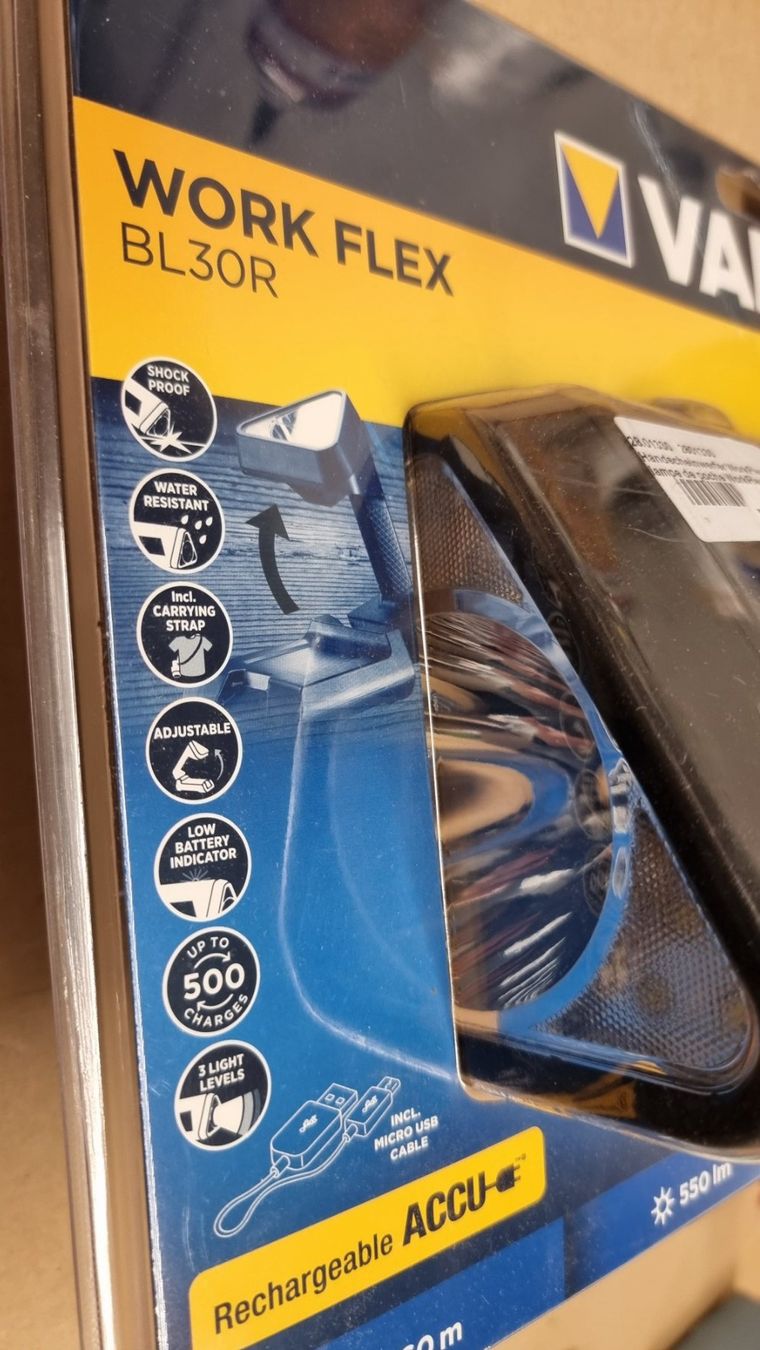 Varta Lampade: Akku-Arbeitsleuchte Varta Work Flex BL30R – Nuovo e nell'imballaggio originale da Rebstein venduto da James-Dean 5